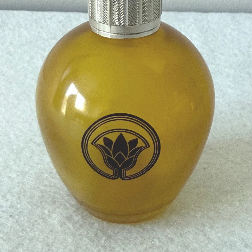 Vintage Avon Queen's Gold Cologne Mist Bottle 3 oz‎ Amber Glass Empty